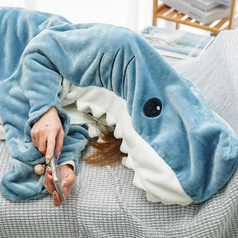 Cartoon Shark Anime Sleeping Pajamas