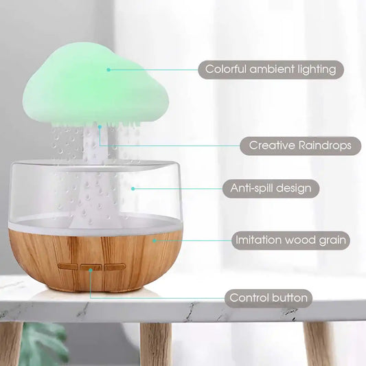 Aromatherapy Humidifier & Colorful Night Light