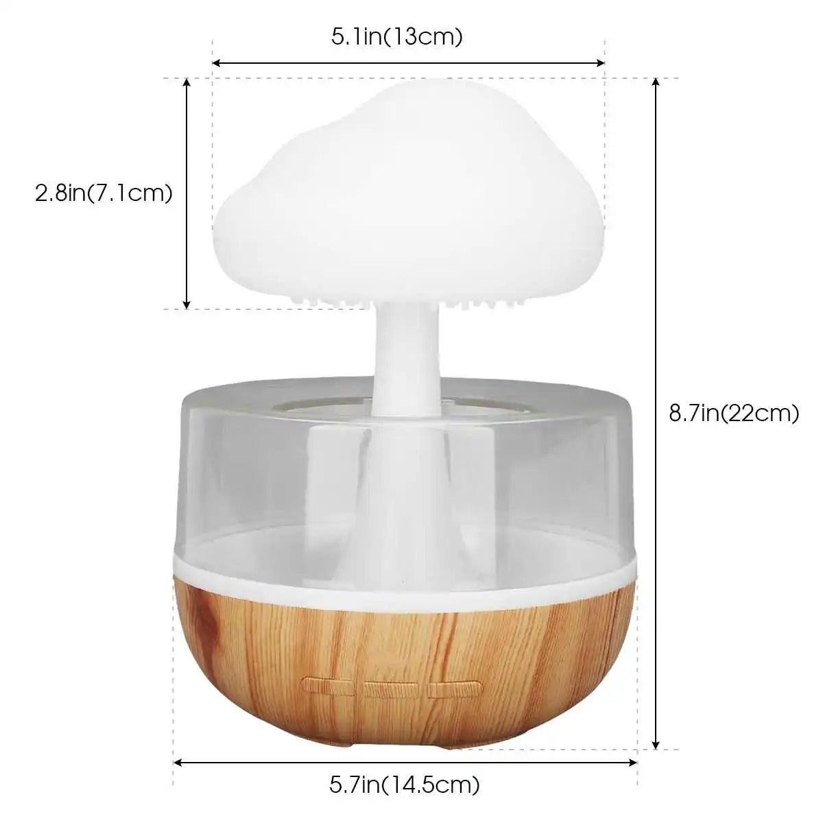 Aromatherapy Humidifier & Colorful Night Light