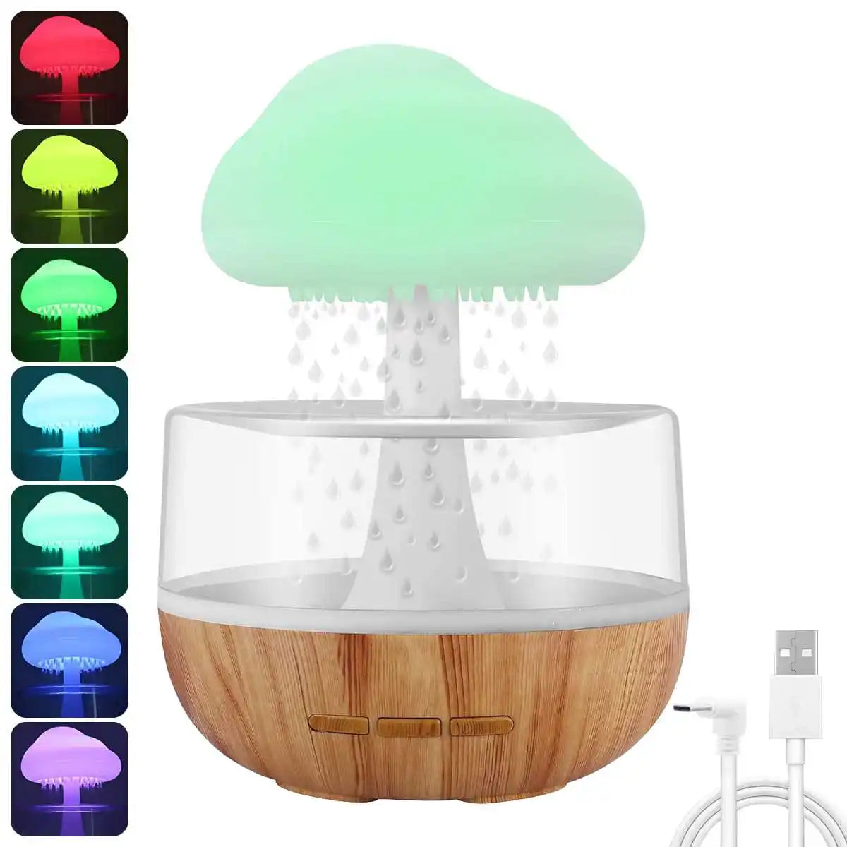 Aromatherapy Humidifier & Colorful Night Light