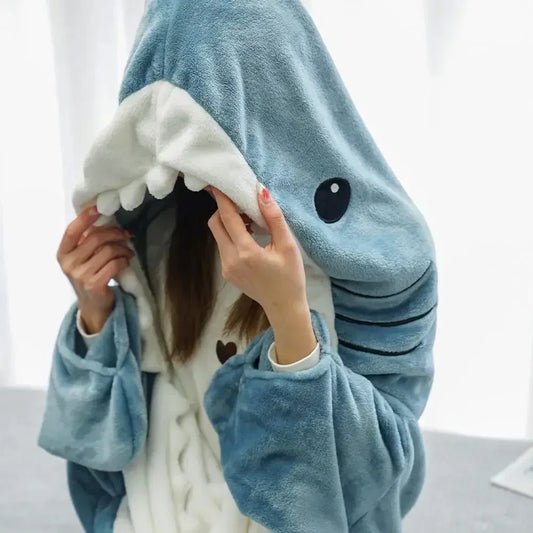 Cartoon Shark Anime Sleeping Pajamas